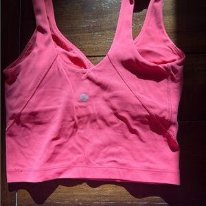 Women's pink Lululemon Align Tank size 2